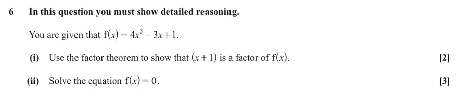 June 2018 Paper 1 Q6 question
