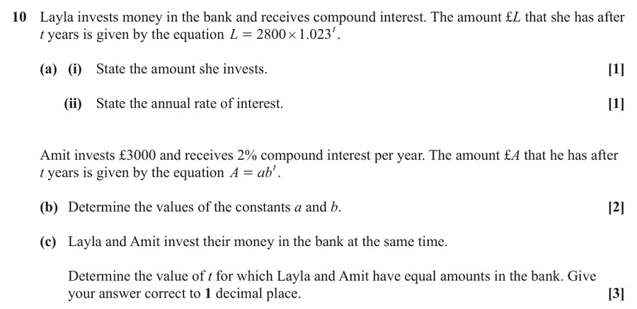 June 2023 Paper 1 Q10 question