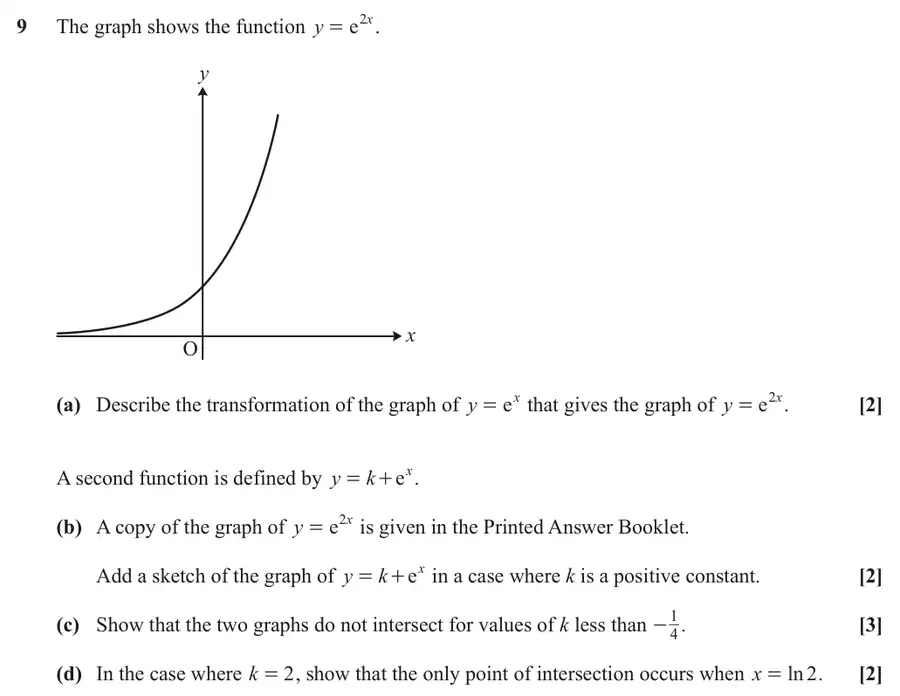 June 2023 Paper 1 Q9 question