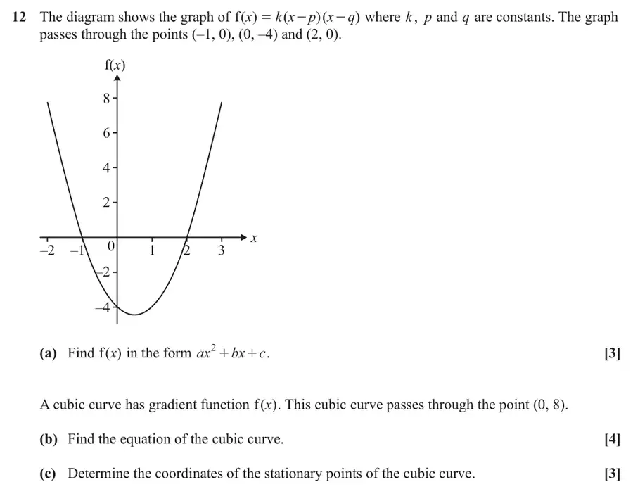 June 2024 Paper 1 Q12 question