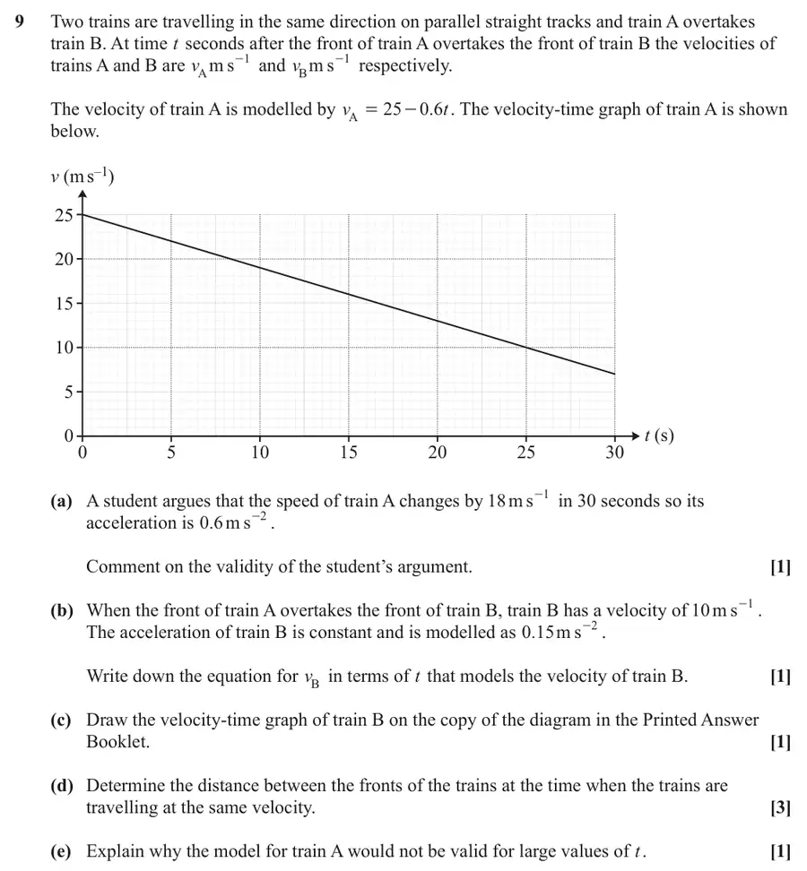 June 2024 Paper 1 Q9 question