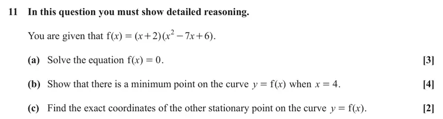 June 2025 Paper 1 Q11 question