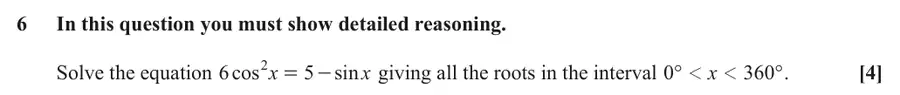 June 2025 Paper 1 Q6 question