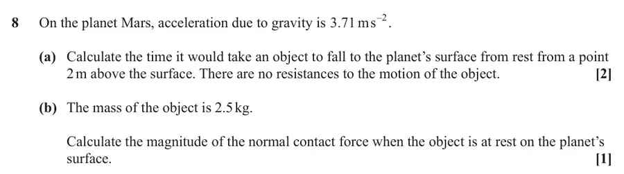 June 2025 Paper 1 Q8 question