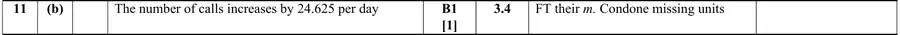 Mark scheme (b)