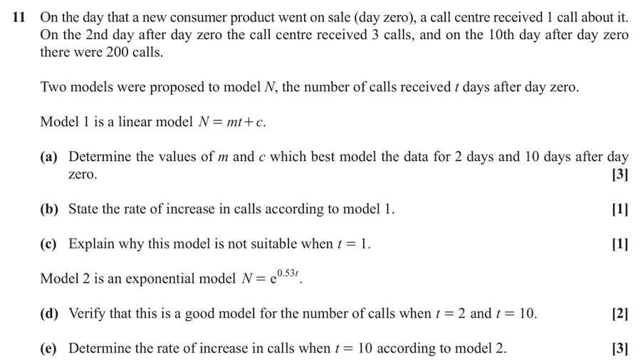 October 2021 Paper 1 Q11 question