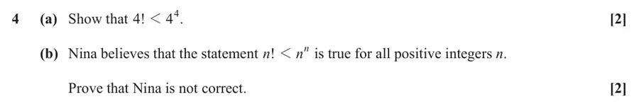 October 2021 Paper 1 Q4 question
