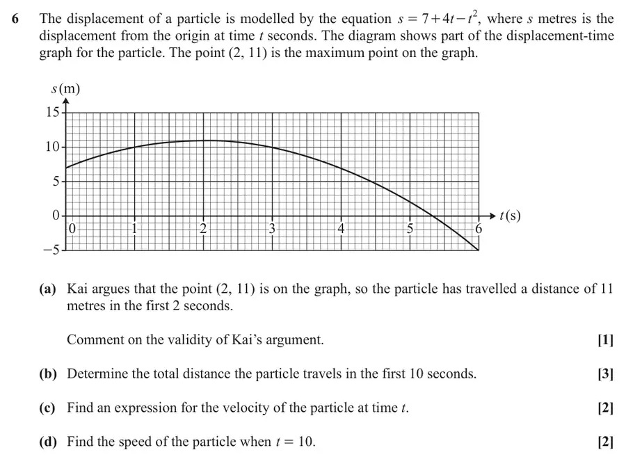 October 2021 Paper 1 Q6 question