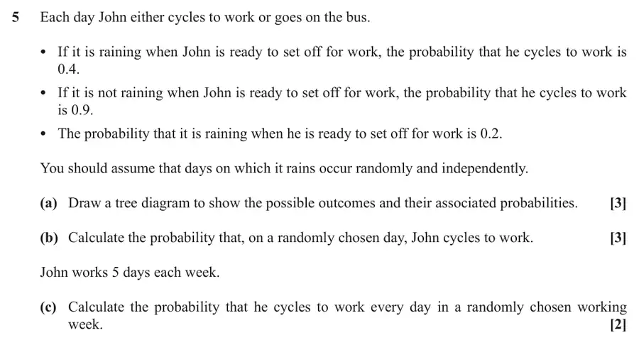 June 2019 Paper 2 Q5 question