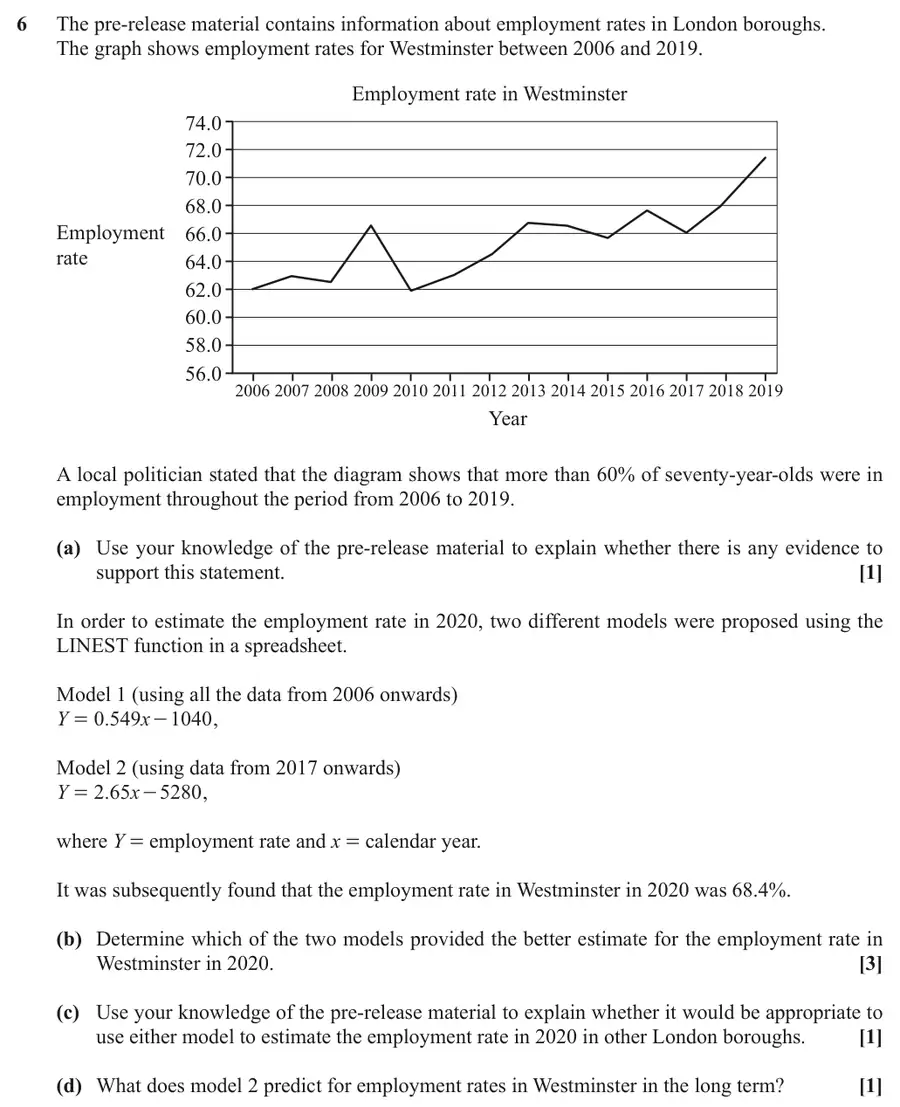June 2022 Paper 2 Q6 question