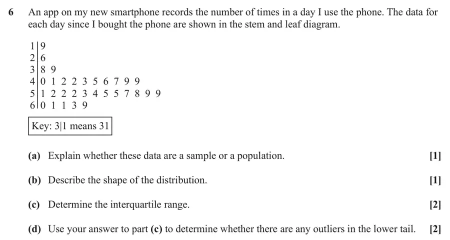 June 2023 Paper 2 Q6 question