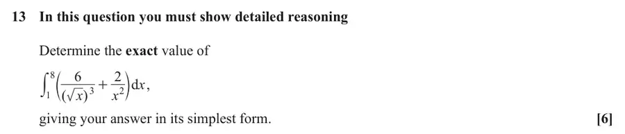 June 2025 Paper 2 Q13 question