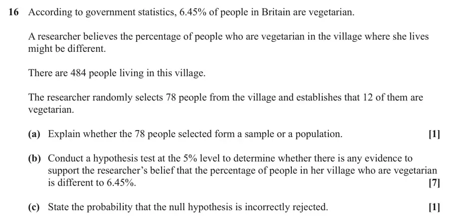 June 2025 Paper 2 Q16 question