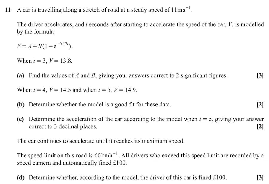 October 2020 Paper 2 Q11 question