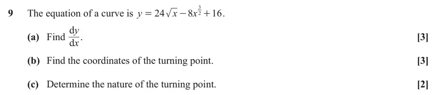 October 2020 Paper 2 Q9 question