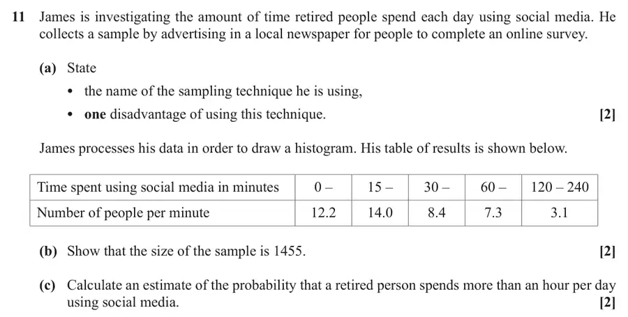 October 2021 Paper 2 Q11 question