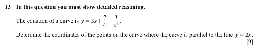 October 2021 Paper 2 Q13 question