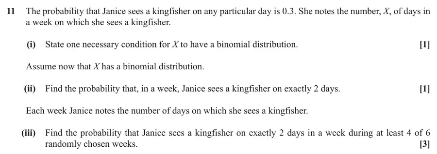 June 2018 Paper 1 Q11 question