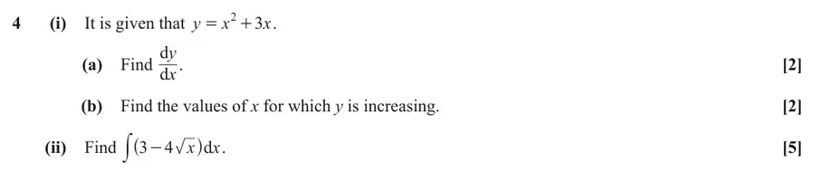 June 2018 Paper 1 Q4 question