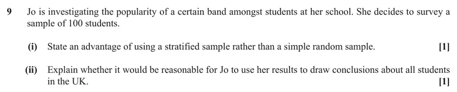 June 2018 Paper 1 Q9 question