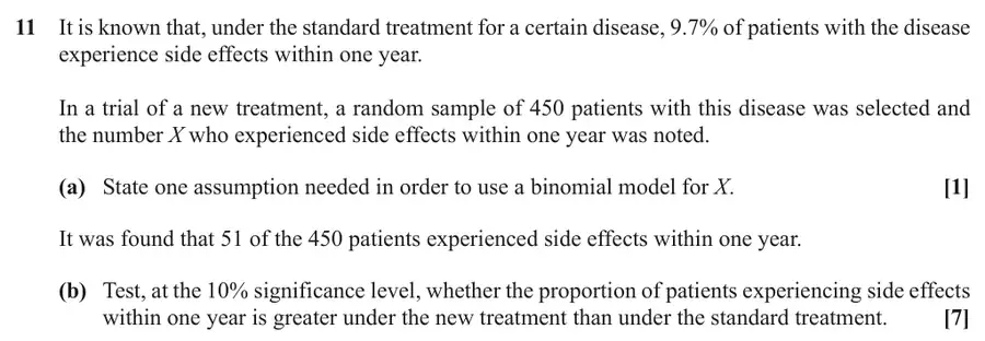 June 2019 Paper 1 Q11 question