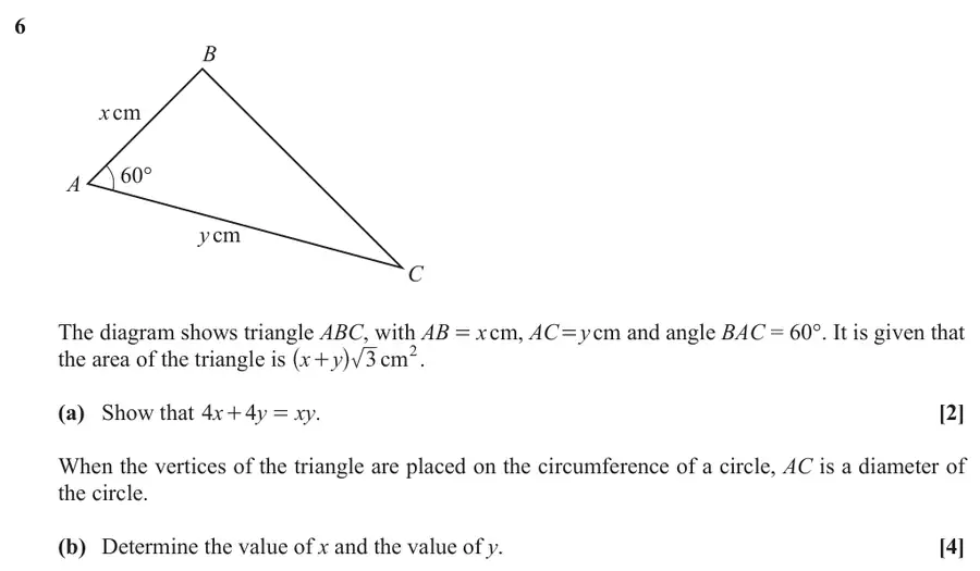June 2019 Paper 1 Q6 question