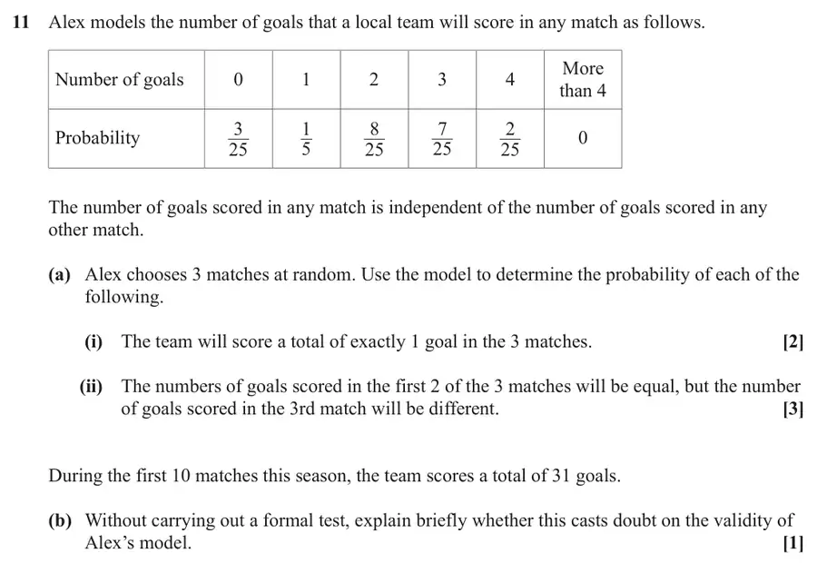June 2022 Paper 1 Q11 question