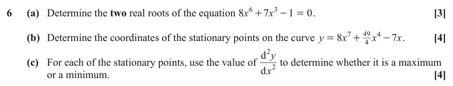 June 2023 Paper 1 Q6 question