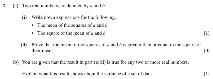 June 2023 Paper 1 Q7 question