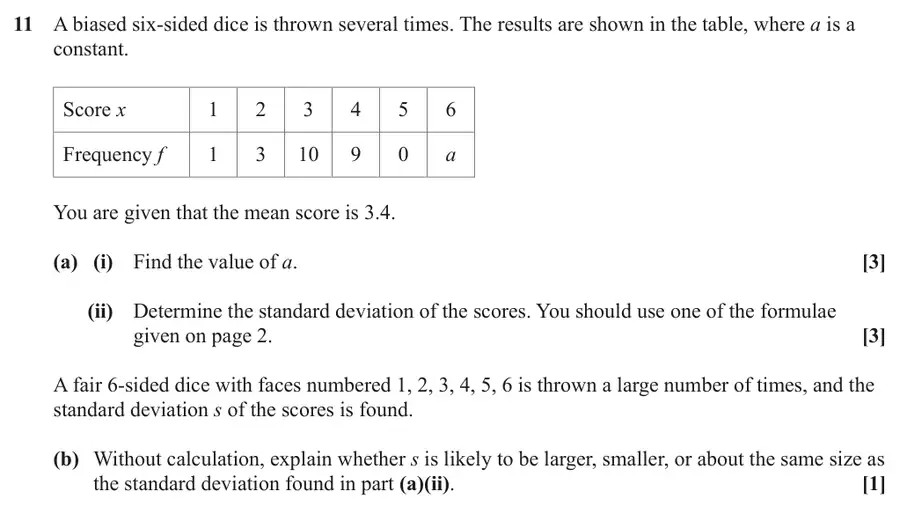 June 2024 Paper 1 Q11 question