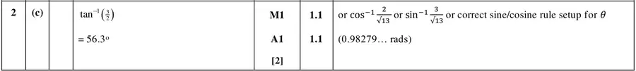 Mark scheme (c)