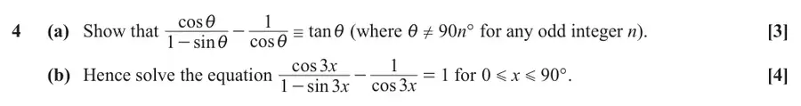 June 2025 Paper 1 Q4 question