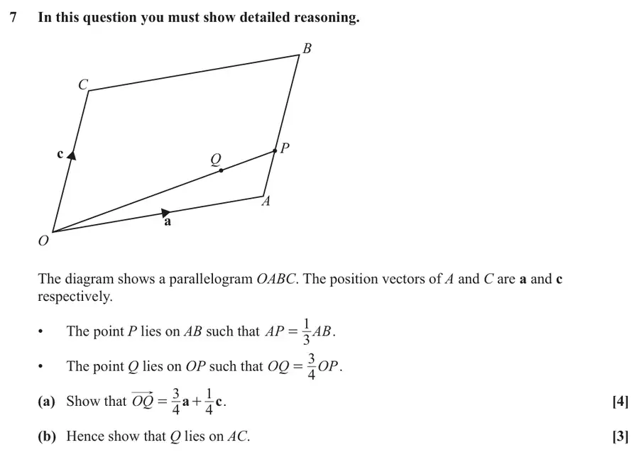 June 2025 Paper 1 Q7 question