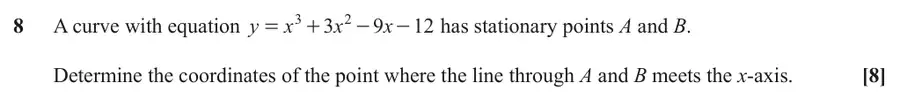 June 2025 Paper 1 Q8 question