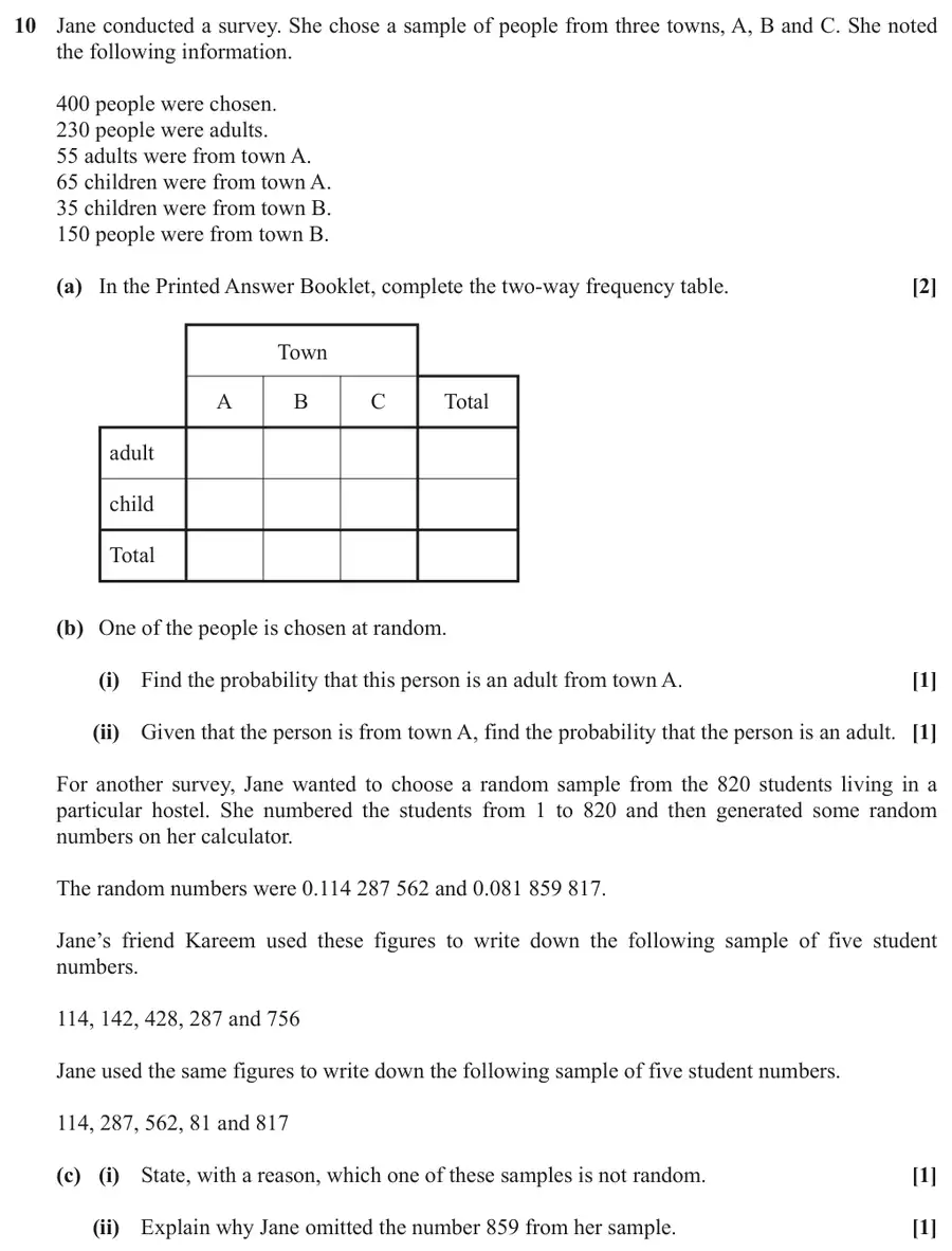 October 2021 Paper 1 Q10 question