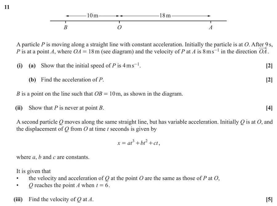 June 2018 Paper 2 Q11 question