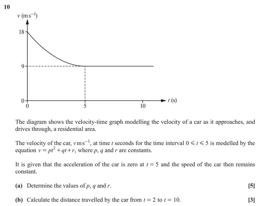June 2019 Paper 2 Q10 question