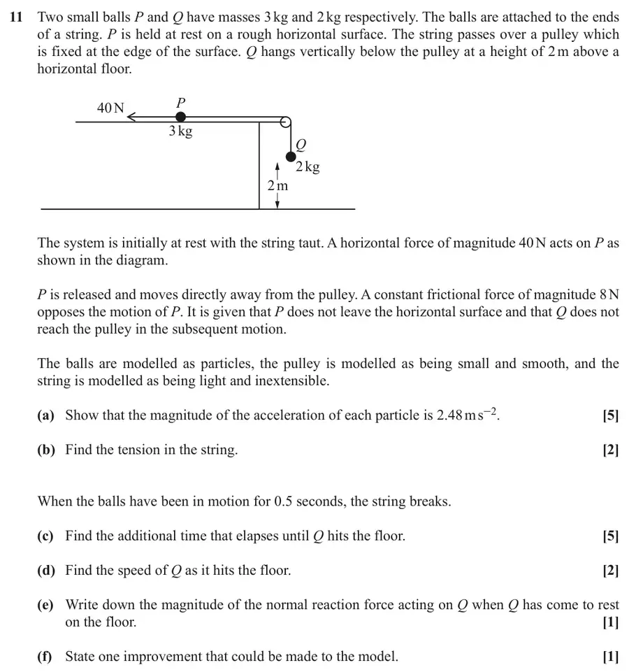 June 2019 Paper 2 Q11 question