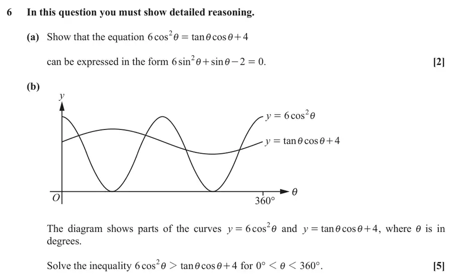 June 2019 Paper 2 Q6 question