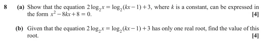 June 2019 Paper 2 Q8 question