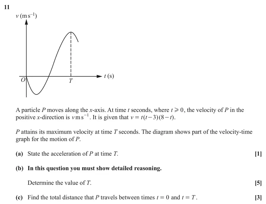June 2022 Paper 2 Q11 question