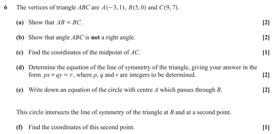 June 2023 Paper 2 Q6 question