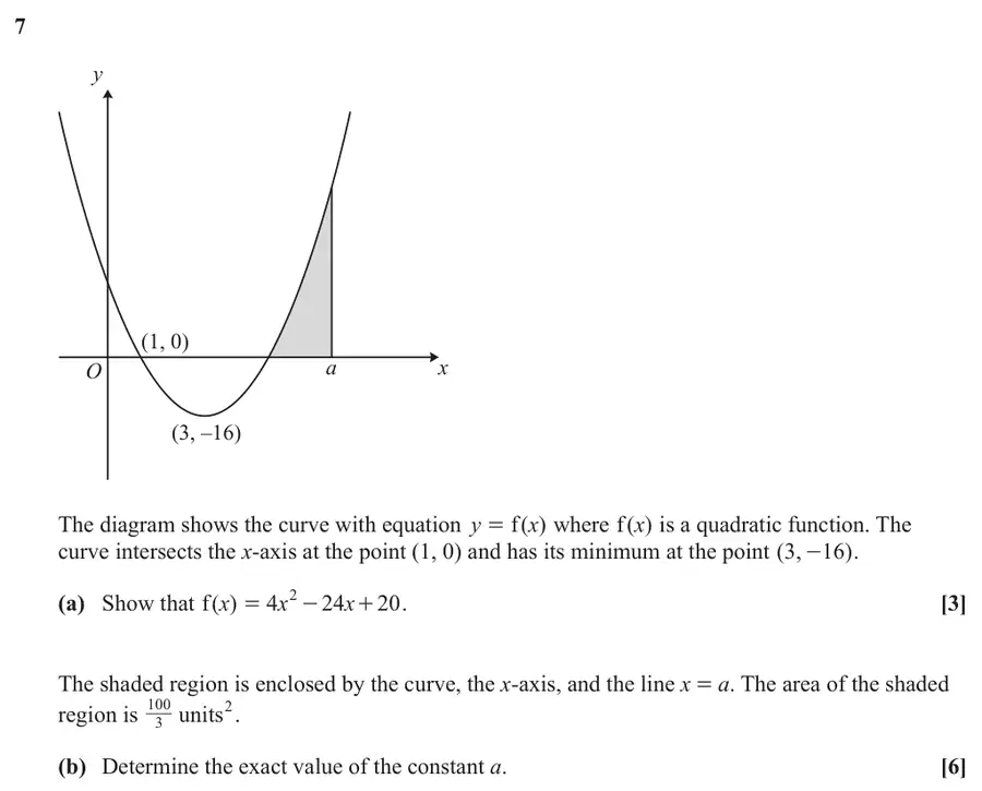June 2025 Paper 2 Q7 question