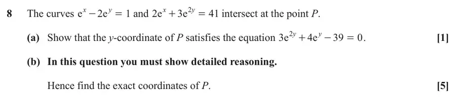 June 2025 Paper 2 Q8 question