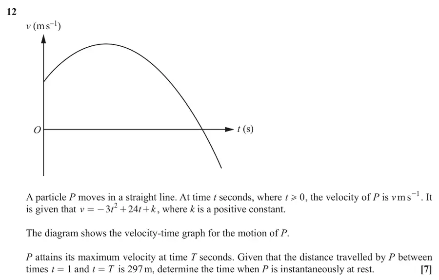October 2021 Paper 2 Q12 question