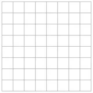 Blank centimetre grid