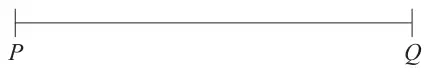 Line segment PQ