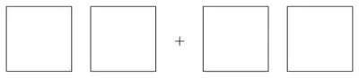 Two boxes plus two boxes