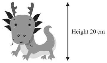 Picture of a small monster with height 20 cm