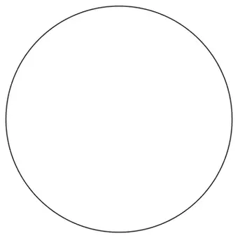 A circle